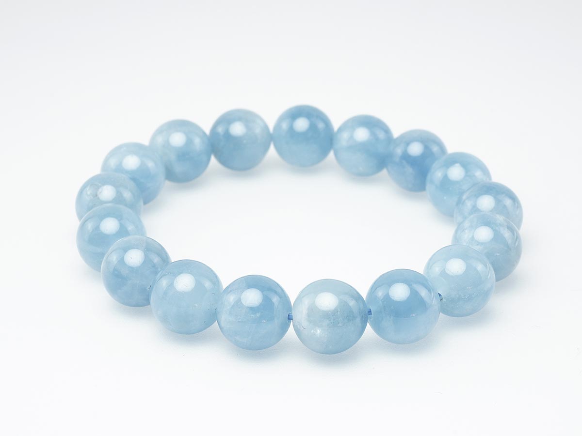アクアマリン ブレスレット Aquamarine 12mm 111-2514
