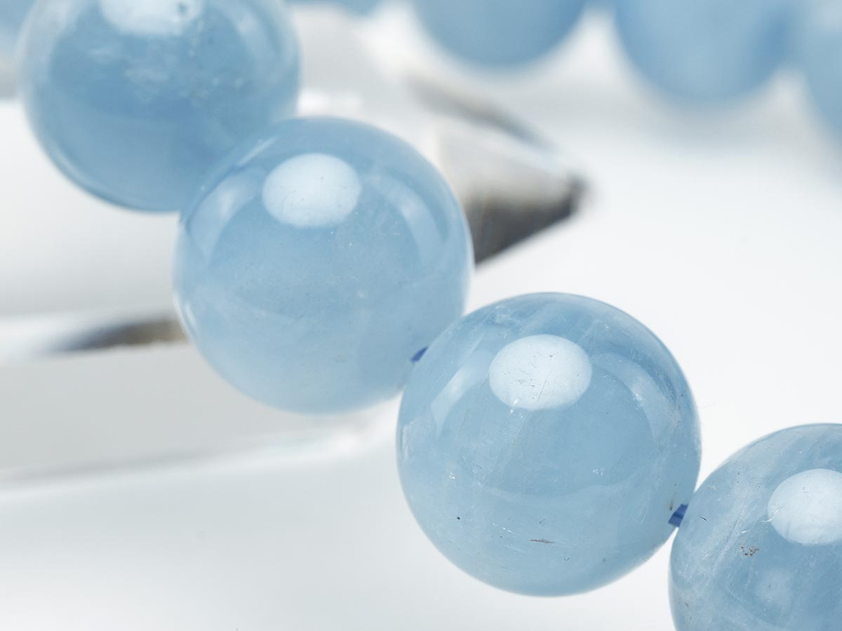 アクアマリン ブレスレット Aquamarine 12mm 111-2514