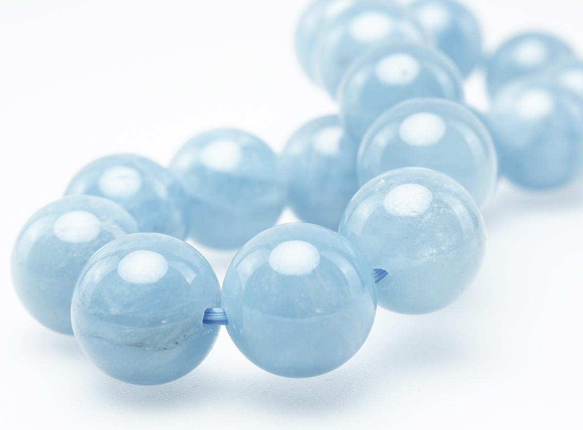 アクアマリン ブレスレット Aquamarine 12mm 111-2516