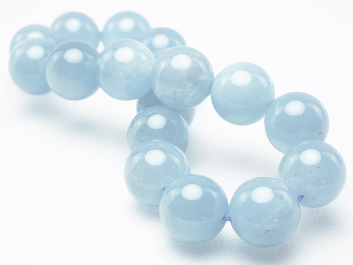 アクアマリン ブレスレット Aquamarine 12mm 111-2546