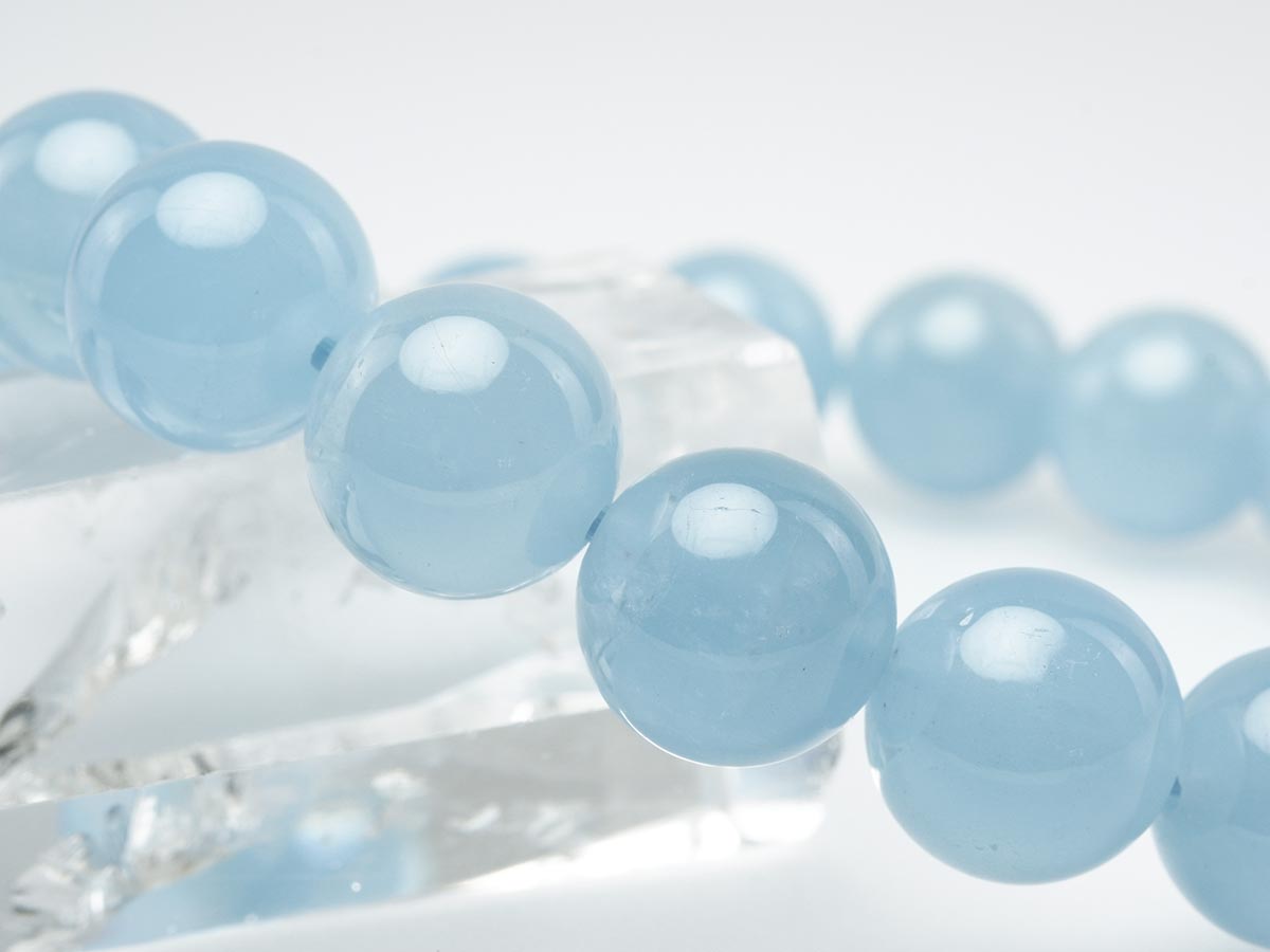 アクアマリン ブレスレット Aquamarine 12mm 111-2549