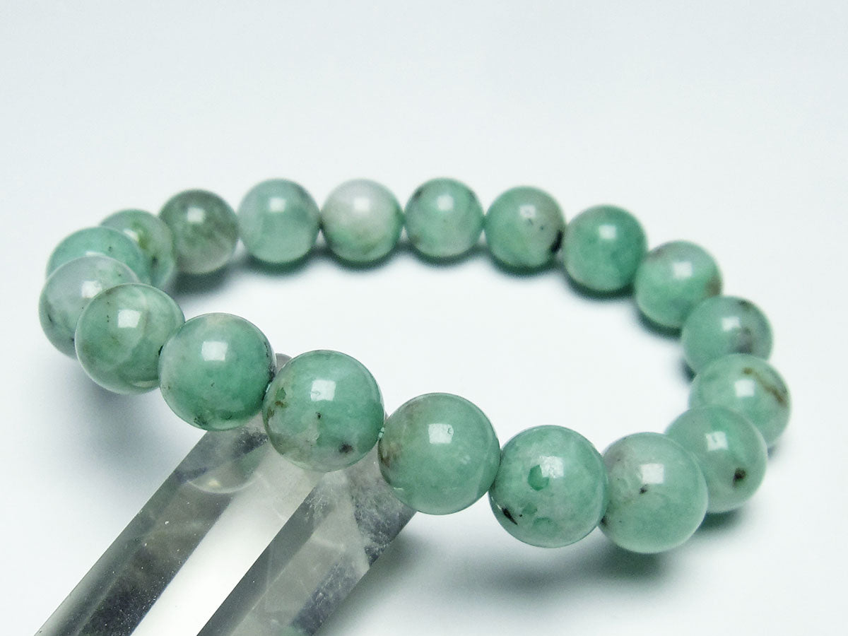 エメラルド ブレスレット 10mm  111-25979