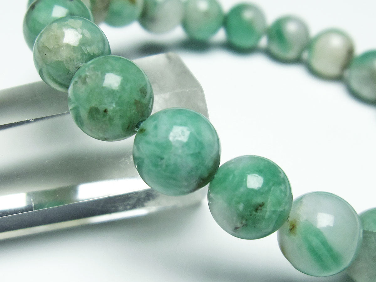 エメラルド ブレスレット 9mm  111-25988