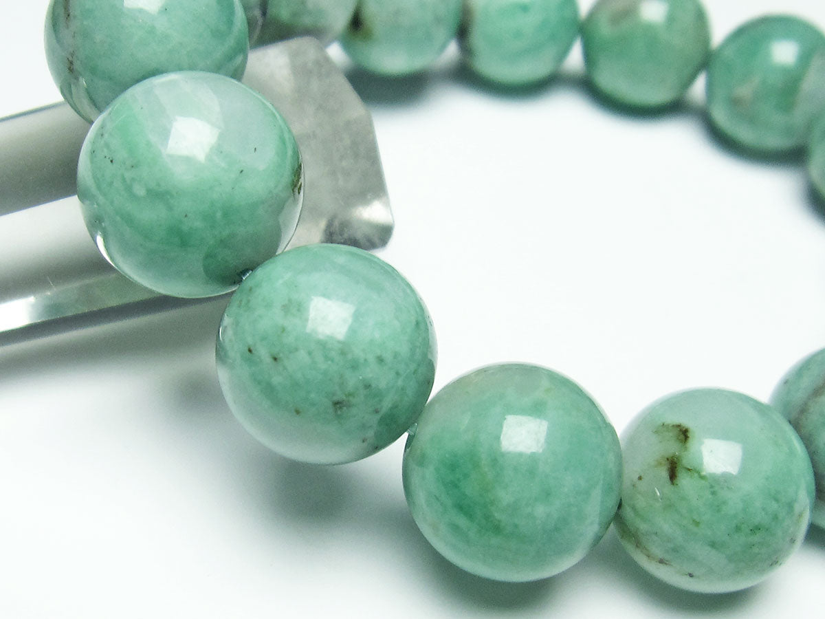 エメラルド ブレスレット 14mm  111-25993