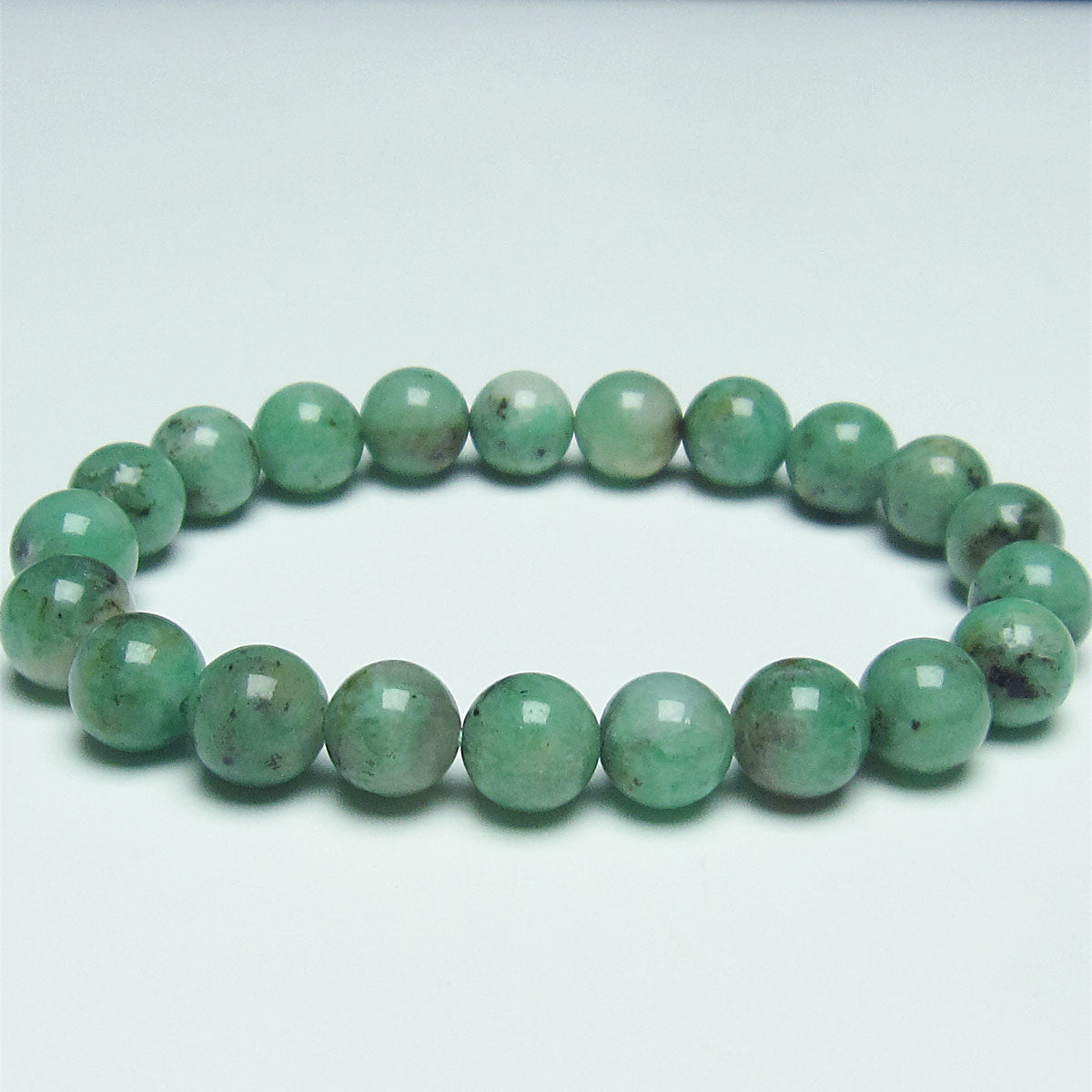エメラルド ブレスレット 9mm  111-26060