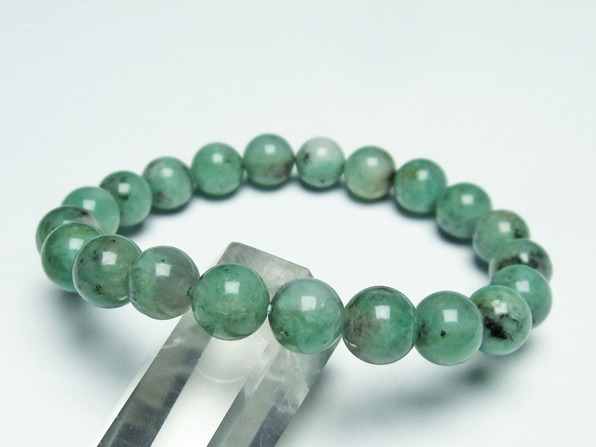 エメラルド ブレスレット 9mm  111-26060
