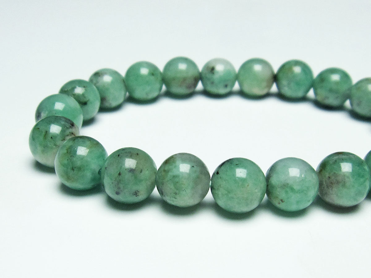 エメラルド ブレスレット 9mm  111-26060