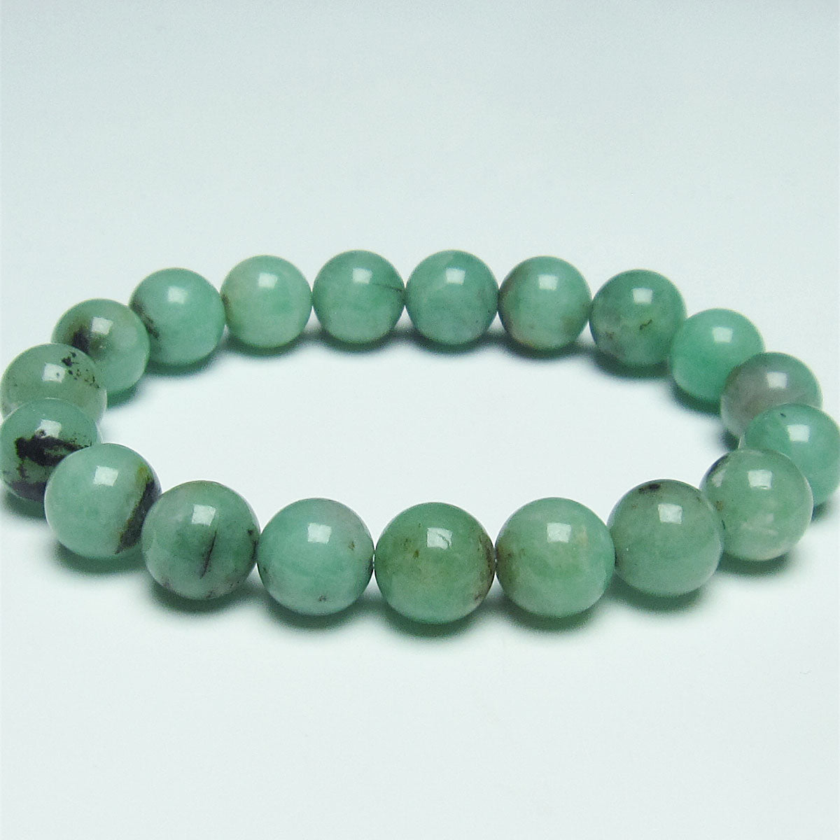 エメラルド ブレスレット 10mm  111-26061
