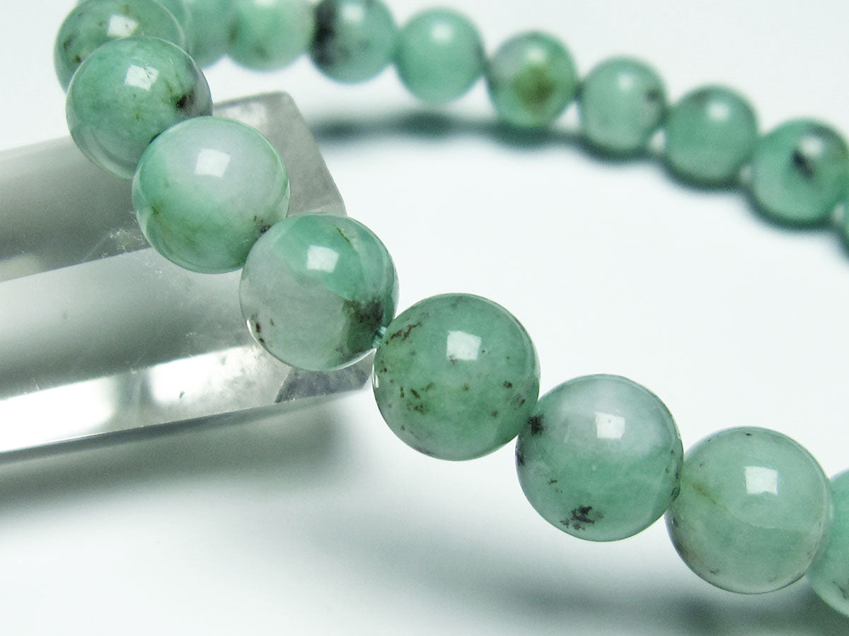 エメラルド ブレスレット 8mm  111-26073