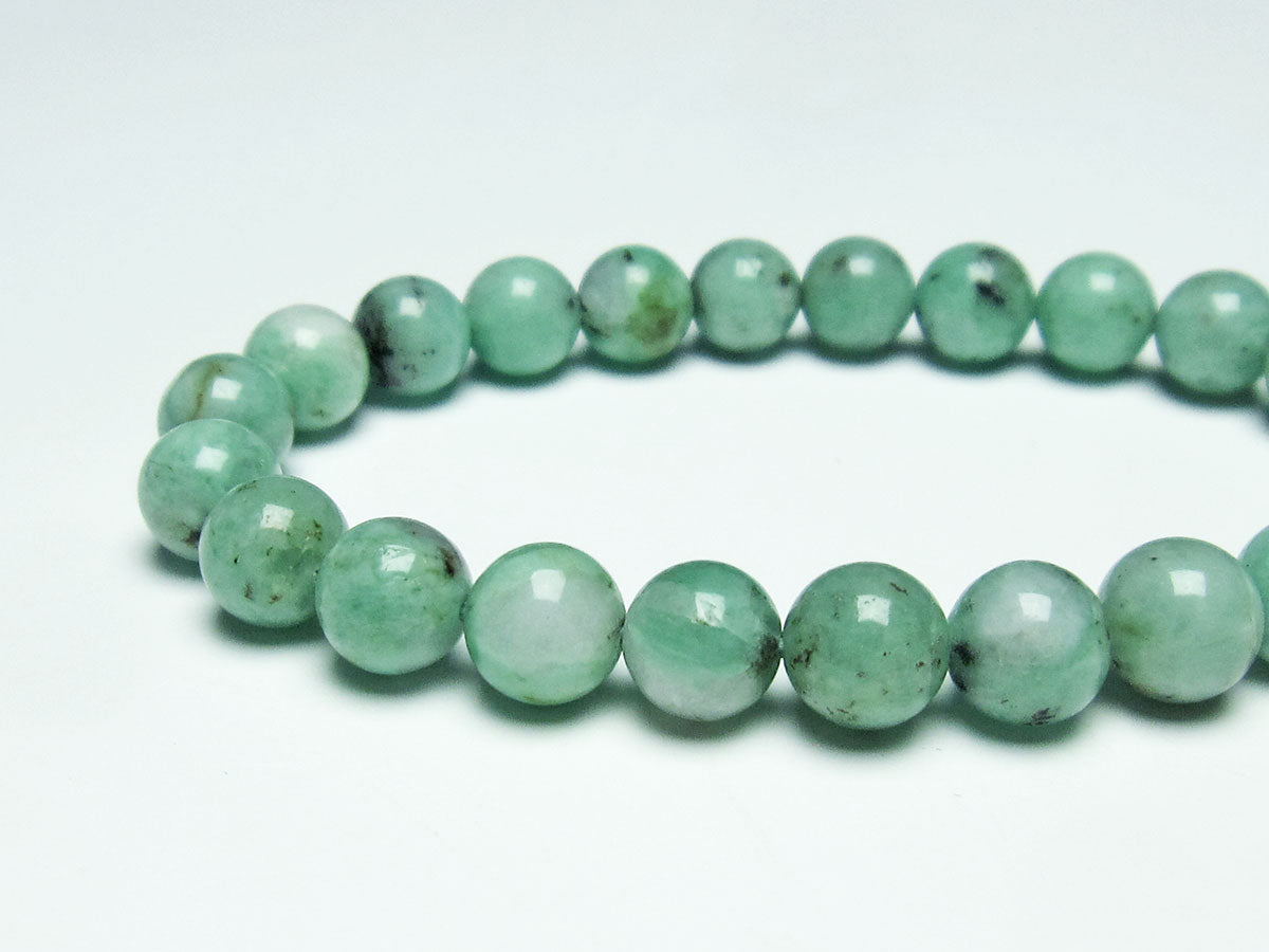 エメラルド ブレスレット 8mm  111-26073