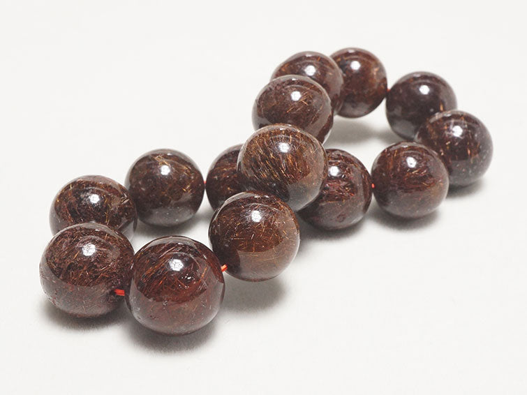 ブロンズルチル ブレスレット 14mm 一点物 111-2654