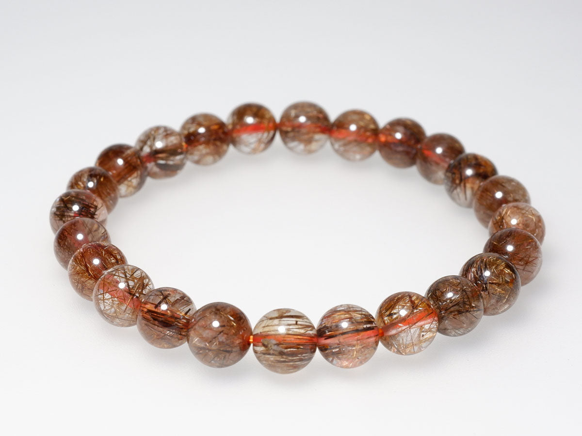 ブロンズルチル ブレスレット 9mm 111-2724