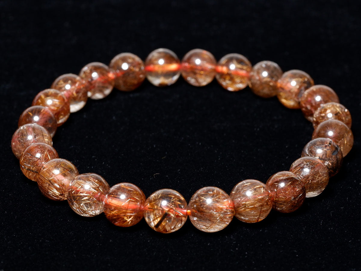 ブロンズルチル ブレスレット 9mm 111-2724