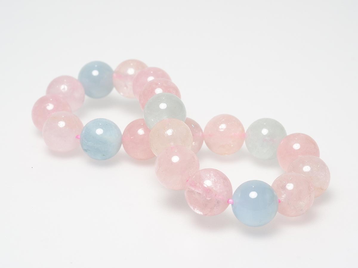 ミックスカラーベリル ブレスレット 10mm 111-2746 【sold out】
