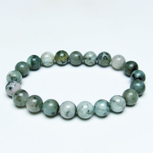 エメラルド ブレスレット 10mm メンズ レディース 一点物 メール便可 [M便 1/10] 111-32928