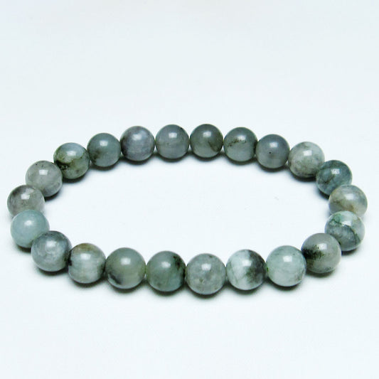 エメラルド ブレスレット 9mm メンズ レディース 一点物 メール便可 [M便 1/10] 111-32949