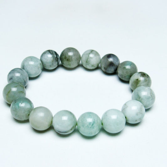 エメラルド ブレスレット 13mm Emerald Bracelet 緑玉 翠玉 メンズ レディース 一点物  111-32979