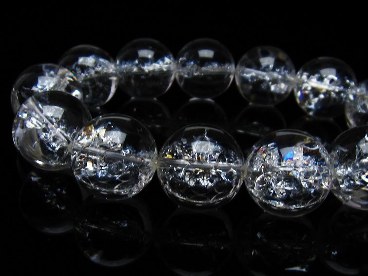 アイリスクォーツ 水晶 ブレスレット 18mm 一点物 111-35500 【sold out】