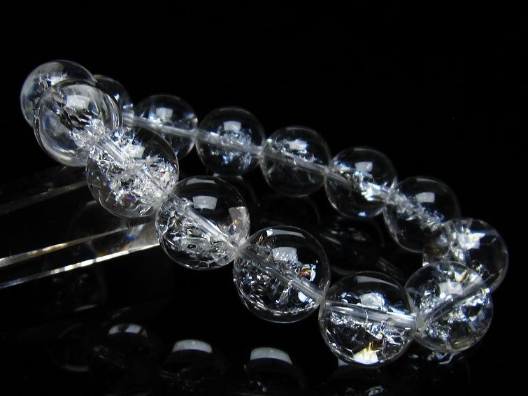 アイリスクォーツ 水晶 ブレスレット 16mm 一点物 111-35511 【sold out】