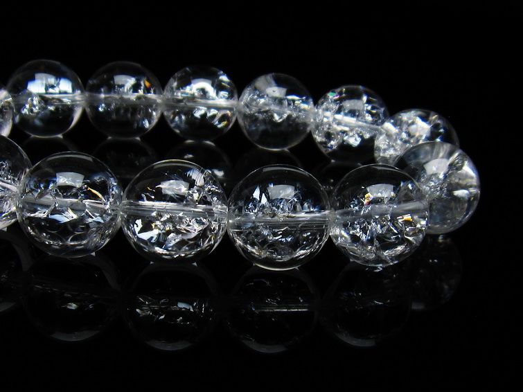 アイリスクォーツ 水晶 ブレスレット 16mm 一点物 111-35511 【sold out】
