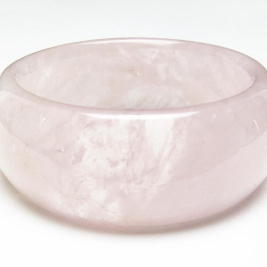 ローズクォーツ バングル 一点物 メール便可 [M便 1/10] 111-37064