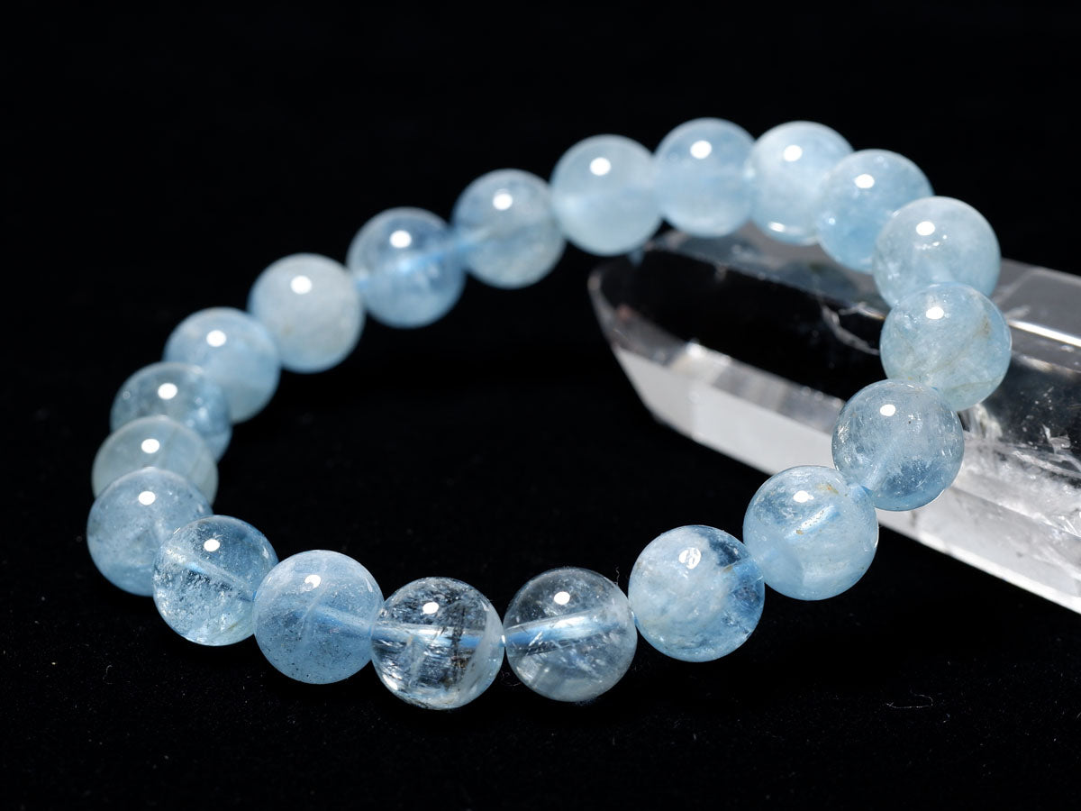 アクアマリン ブレスレット 10mm 一点物 111-38456 [sold out