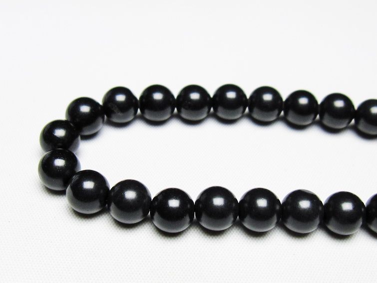 ブラックシリカ ブレスレット 8mm 一点物 メール便可 [M便 1/10] 111-39475 【sold out】