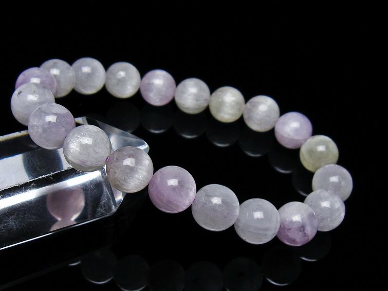 クンツァイト ブレスレット 10mm 一点物 メール便可 [M便 1/10] 111-40627