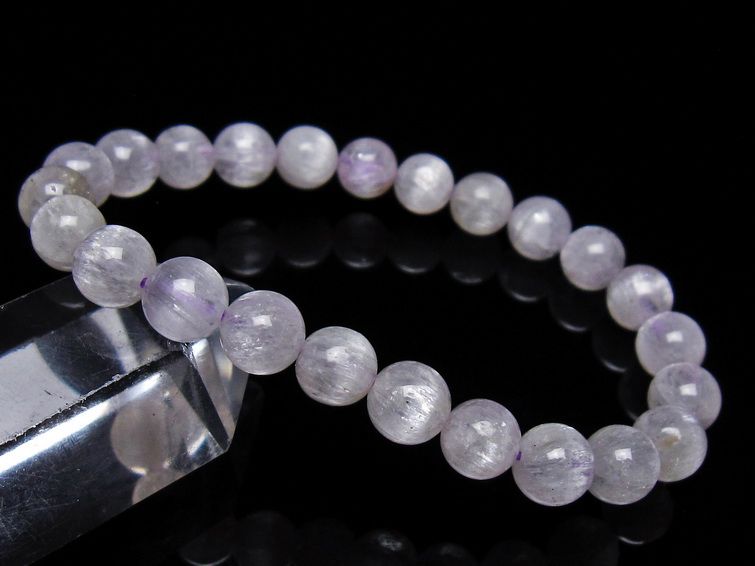 クンツァイト ブレスレット 8mm 一点物 メール便可 [M便 1/10] 111-40650