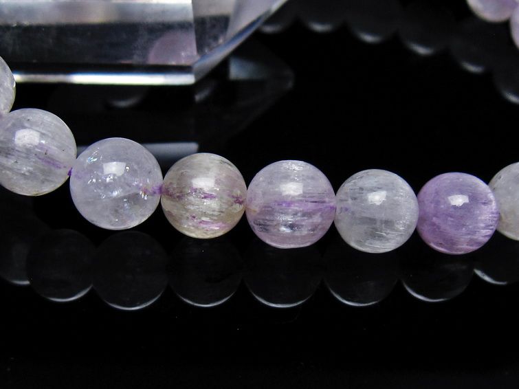 クンツァイト ブレスレット 8mm 一点物 メール便可 [M便 1/10] 111-40655