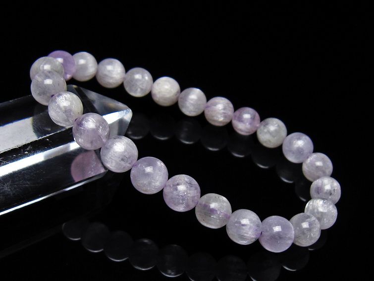 クンツァイト ブレスレット 8mm 一点物 メール便可 [M便 1/10] 111-40657
