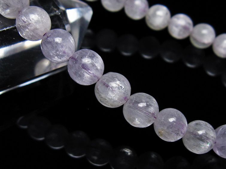 バレンタインフェア】 クンツァイト ブレスレット 7mm 一点物 メール便