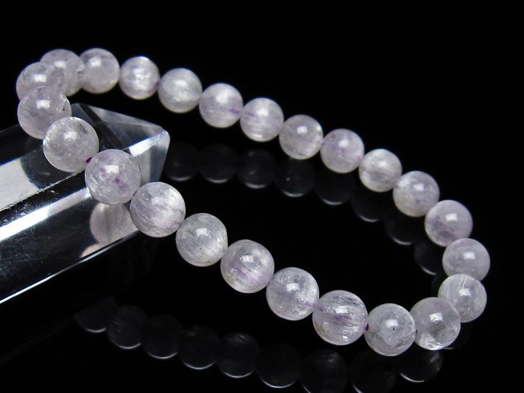 クンツァイト ブレスレット 8mm 一点物 メール便可 [M便 1/10] 111-40702
