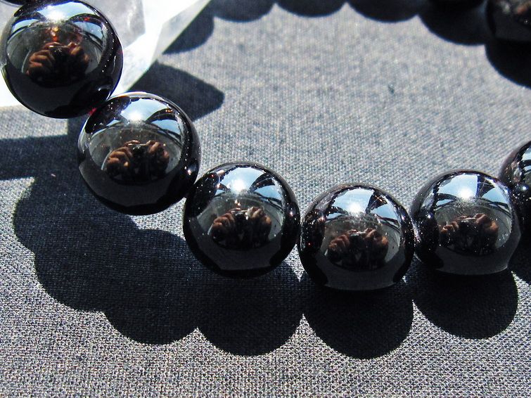 ガーネット ブレスレット 12mm 一点物 メール便可 [M便 1/10] 111-41443