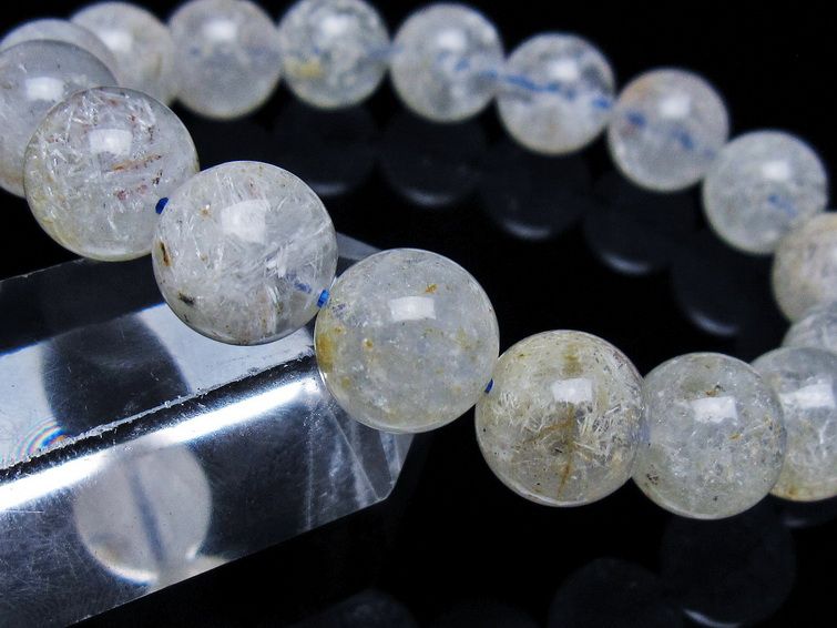 ホワイトガーデンファントムクォーツ ブレスレット 12mm 一点物 メール便可 [M便 1/10] 111-42491