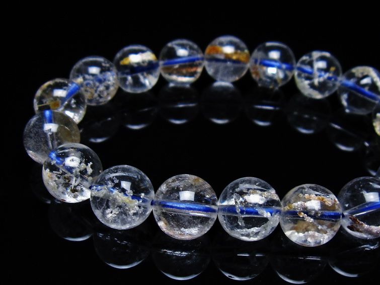 ホワイトガーデンファントムクォーツ ブレスレット 11mm 一点物 メール便可 [M便 1/10] 111-42530