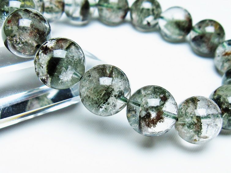 ガーデンクォーツ ブレスレット 13mm 一点物 メール便可 [M便 1/10] 111-44116