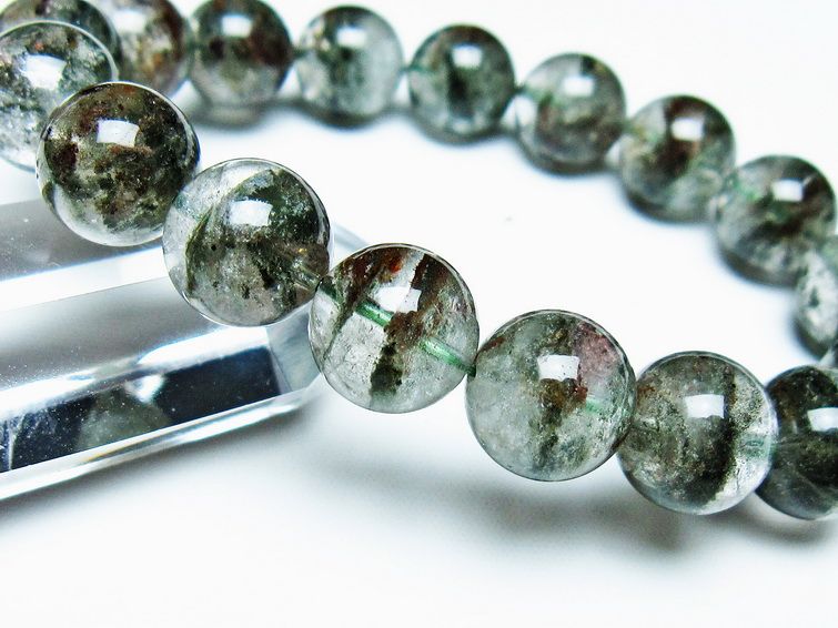 ガーデンクォーツ ブレスレット 12mm 一点物 メール便可 [M便 1/10] 111-44119