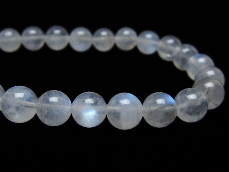 ムーンストーン ブレスレット 8mm メール便可 [M便 1/10] 111-44450 [sold out]