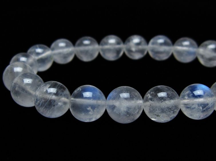 ムーンストーン ブレスレット 10mm メール便可 [M便 1/10] 111-44464 [sold out]