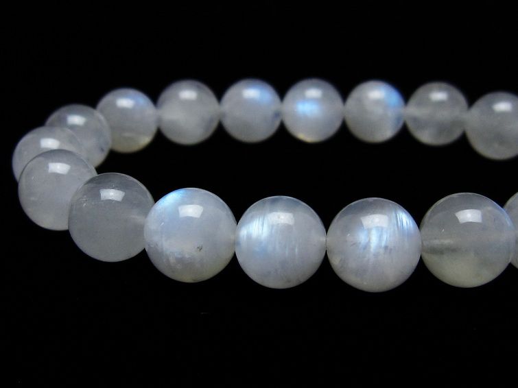 ムーンストーン ブレスレット 10mm メール便可 [M便 1/10] 111-44473 [sold out]