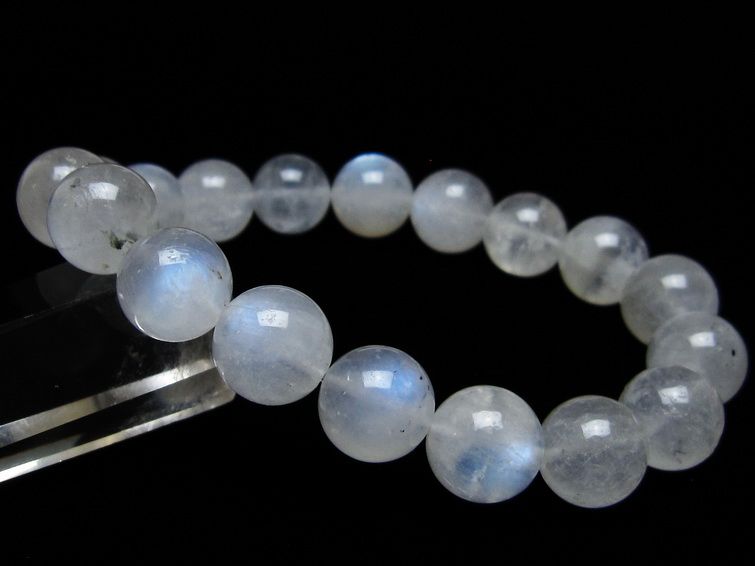 ムーンストーン ブレスレット 12mm メール便可 [M便 1/10] 111-44476 [sold out]