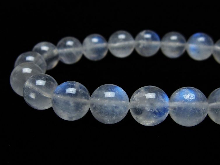ムーンストーン ブレスレット 10mm メール便可 [M便 1/10] 111-44492