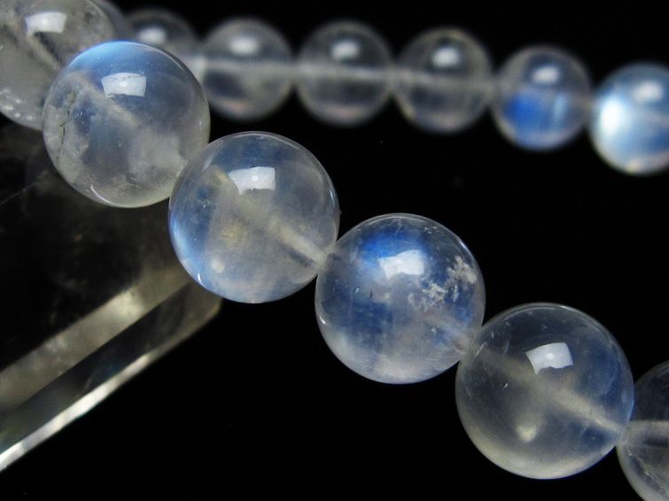 ムーンストーン ブレスレット 10mm メール便可 [M便 1/10] 111-44554 [sold out]