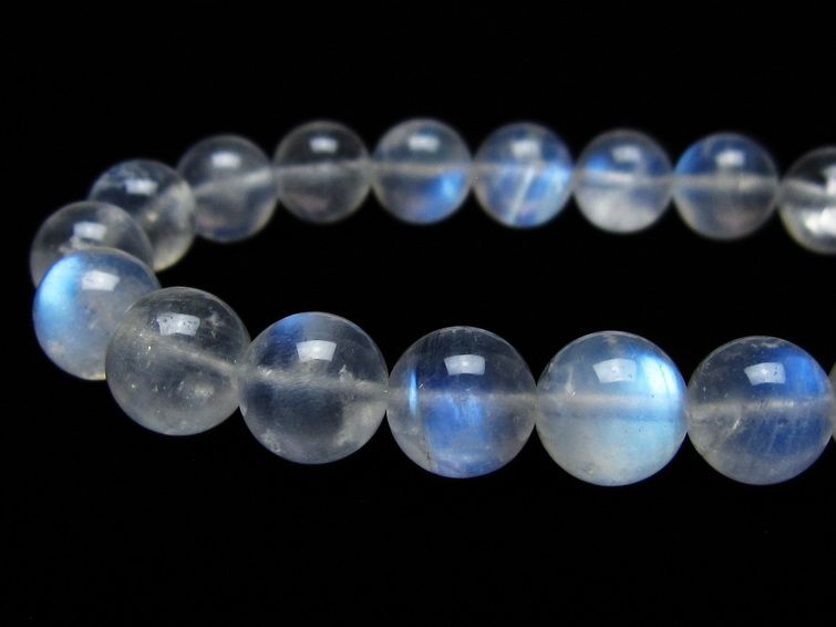ムーンストーン ブレスレット 10mm メール便可 [M便 1/10] 111-44554 [sold out]