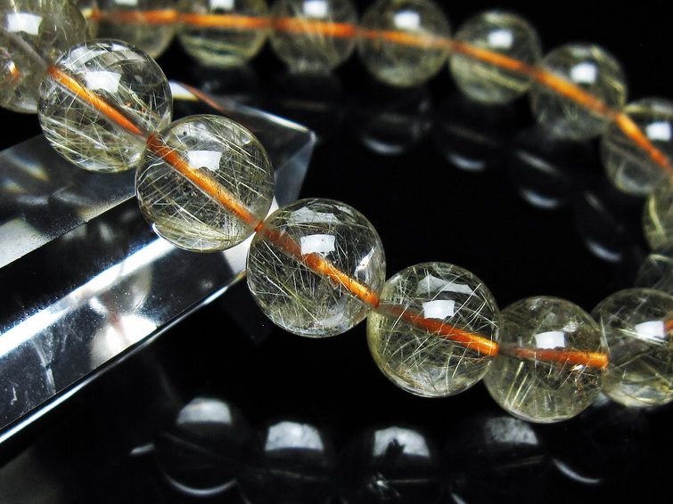 タイチンルチル　ブレスレット11mm タイチンルチルプレミアAAAAグレードブレスレット8mm｜マライカ