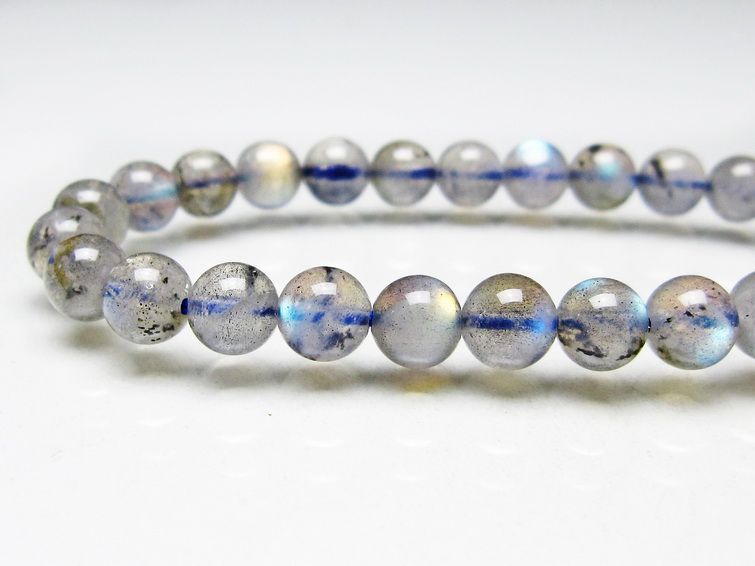 ラブラドライト ブレスレット 7mm メール便可 [M便 1/10] 111-44710 【sold out】