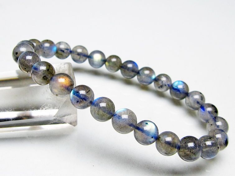 ラブラドライト ブレスレット 7mm メール便可 [M便 1/10] 111-44712 [sold out]