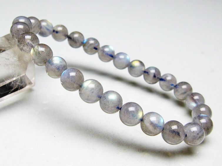 ラブラドライト ブレスレット 7mm メール便可 [M便 1/10] 111-44713 [sold out]