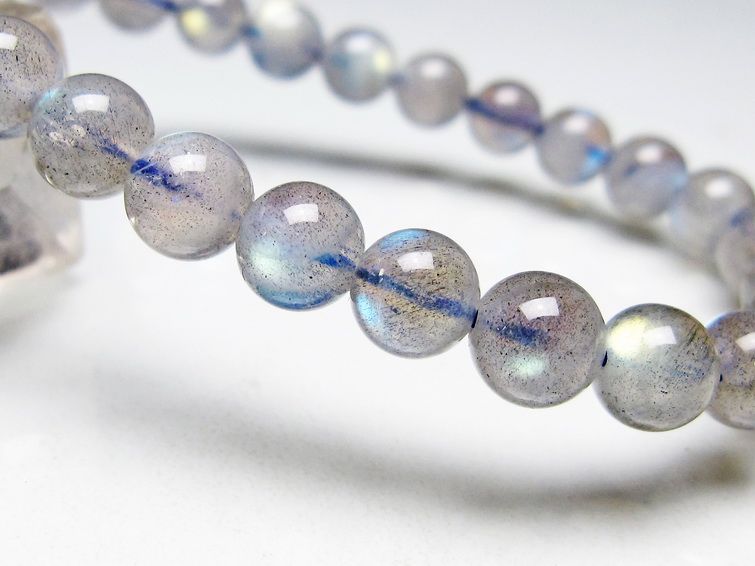ラブラドライト ブレスレット 7mm メール便可 [M便 1/10] 111-44716 [sold out]